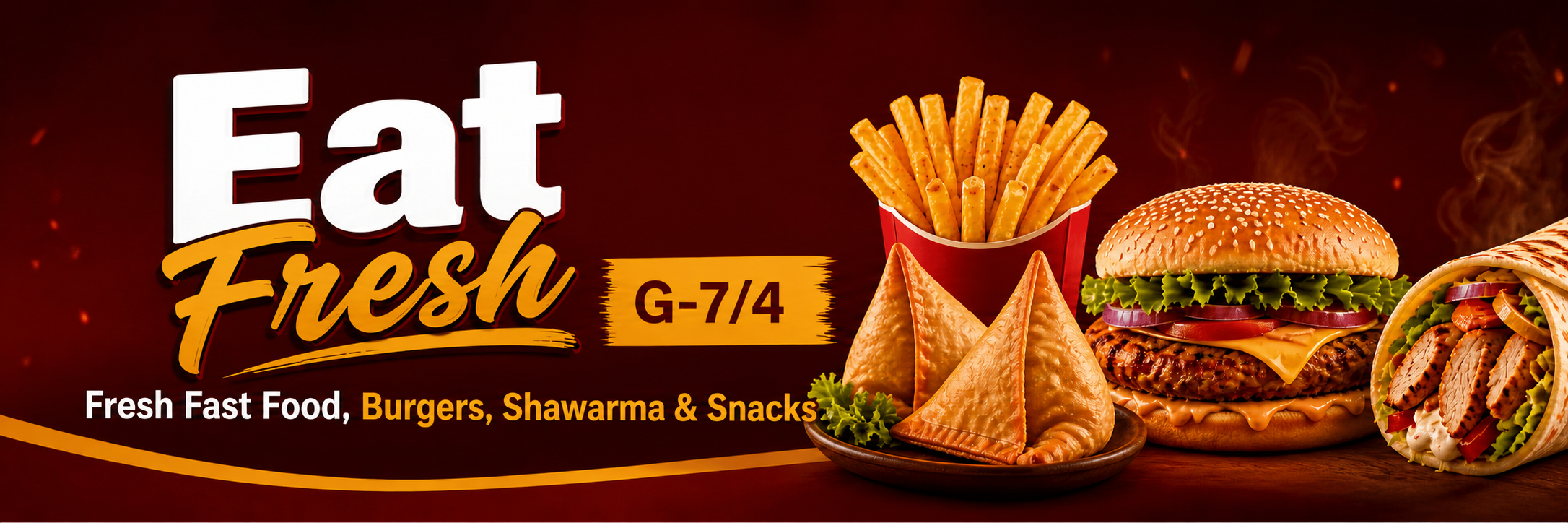 Eat Fresh Menu Banner